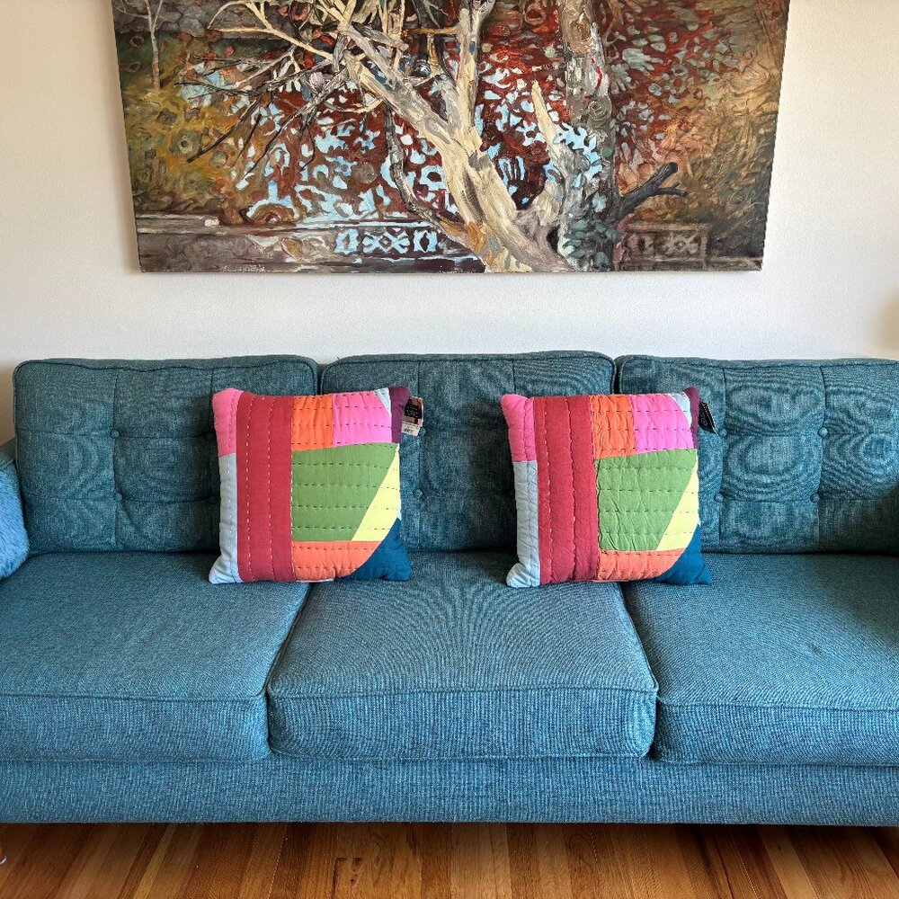 Gee’s Bend X Target 2023 Quilted Throw Pillow Delia Thibodeaux Multicolored